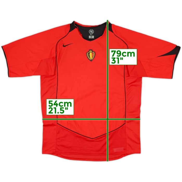 2004-06 Belgium Home Shirt - 7/10 - (L)