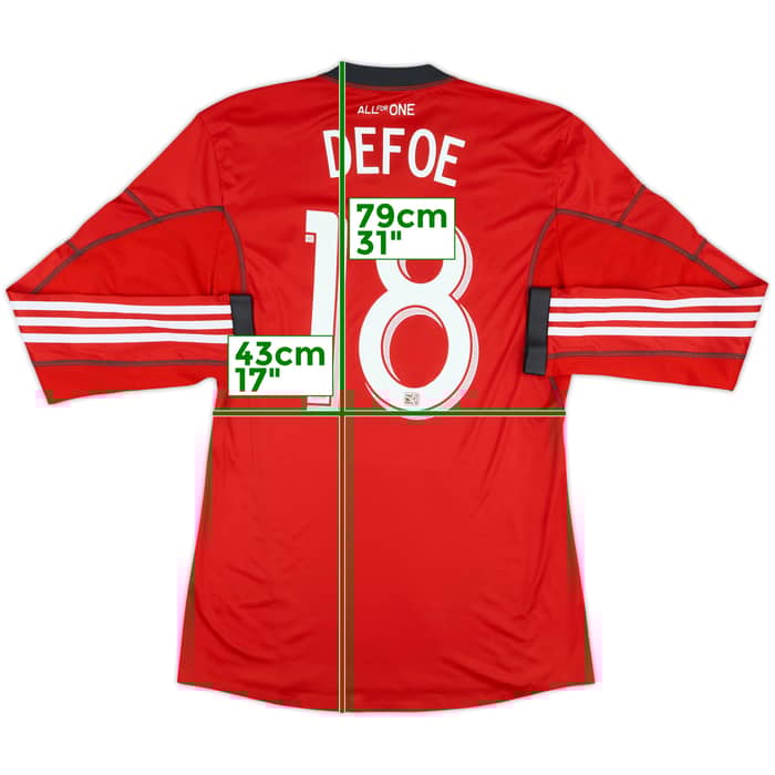 2014 Toronto Match Issue Home L/S Shirt Defoe #18