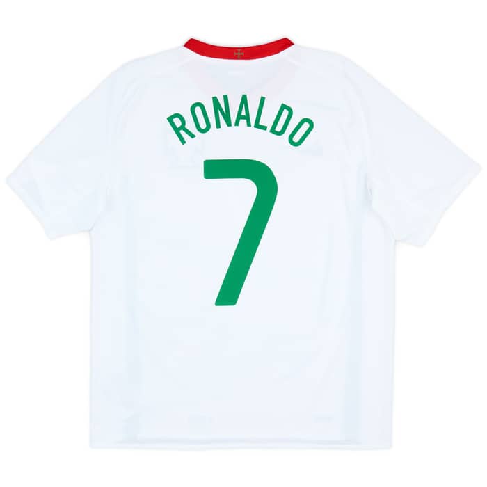 2008-10 Portugal Away Shirt Ronaldo #7 - 9/10 - (M)