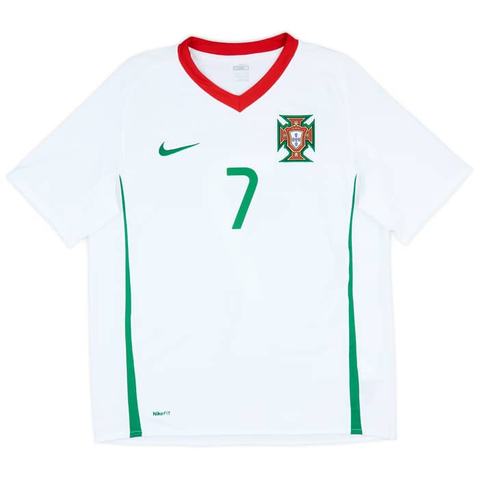 2008-10 Portugal Away Shirt Ronaldo #7 - 9/10 - (M)