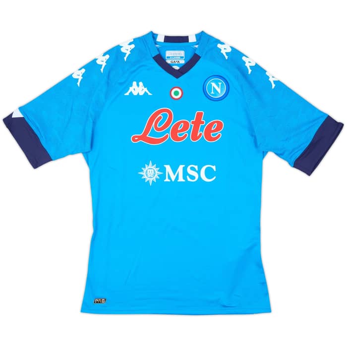 2020-21 Napoli Player Issue Home Shirt - 10/10 - (XL)