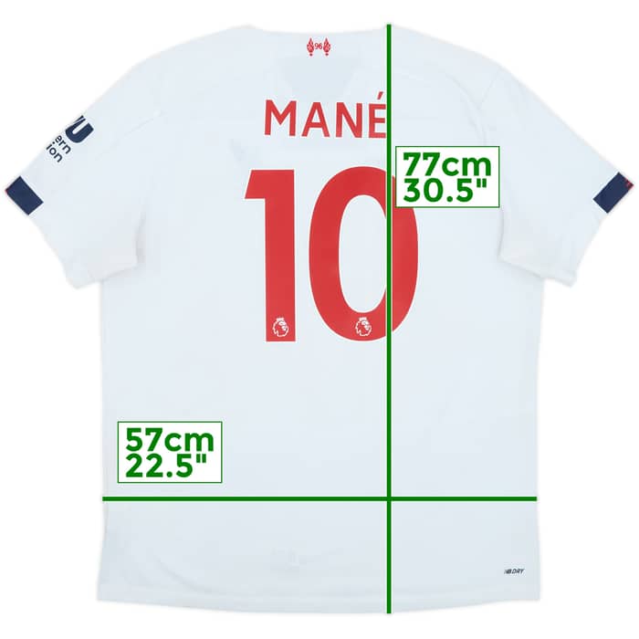 2019-20 Liverpool Away Shirt Mane #10 - 6/10 - (XL)