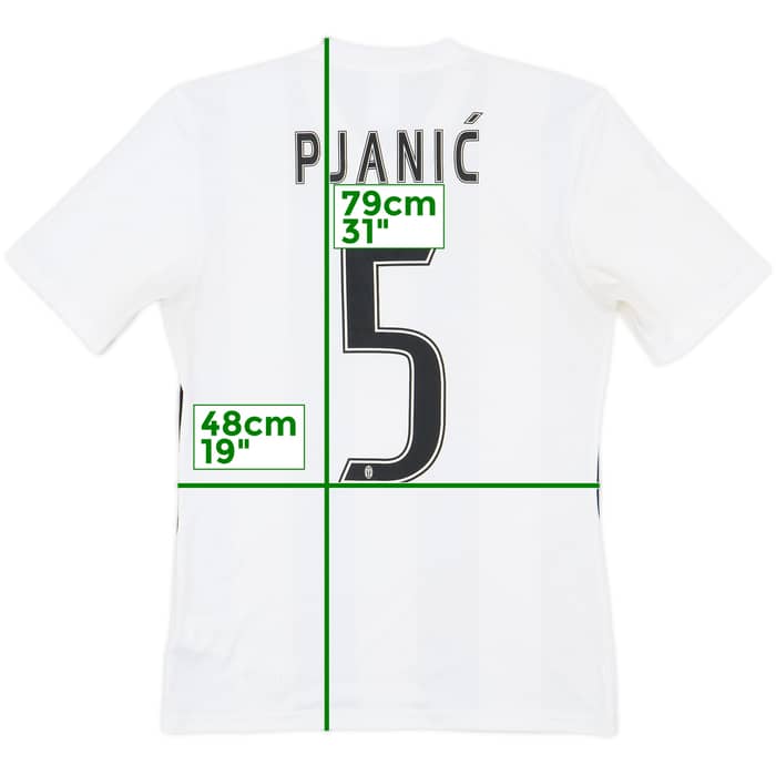 2015-16 Juventus Basic Home Shirt Pjanic #5 - 8/10 - (S)