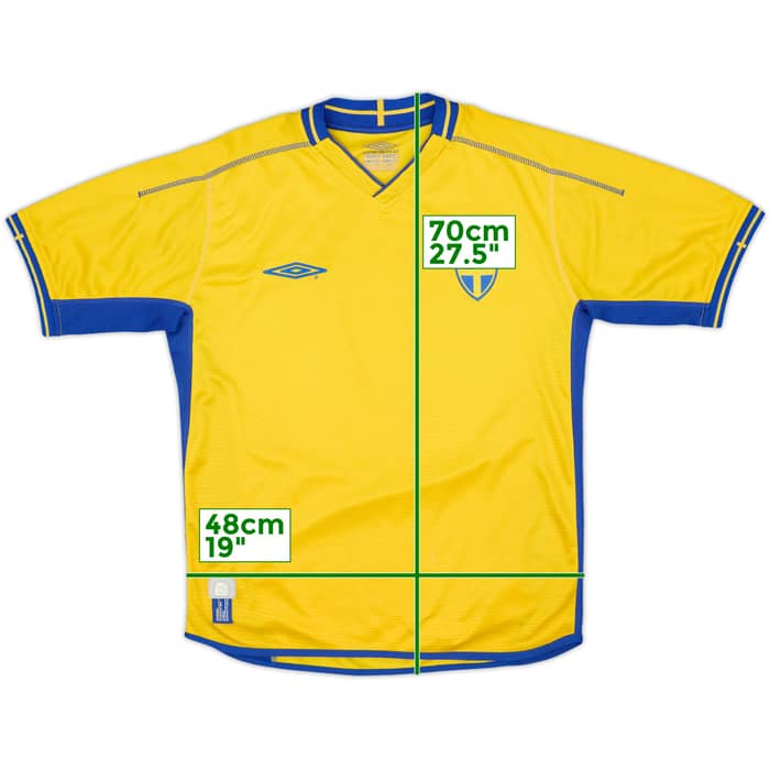 2003-04 Sweden Home Shirt - 7/10 - (XL.Boys)