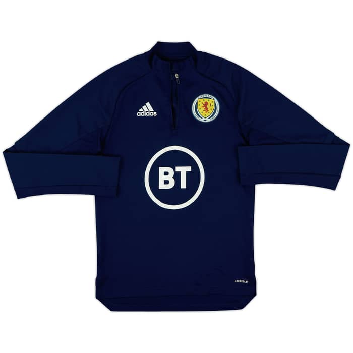 2020-21 Scotland adidas 1/4 Zip Drill Top - 3/10 - (XS)