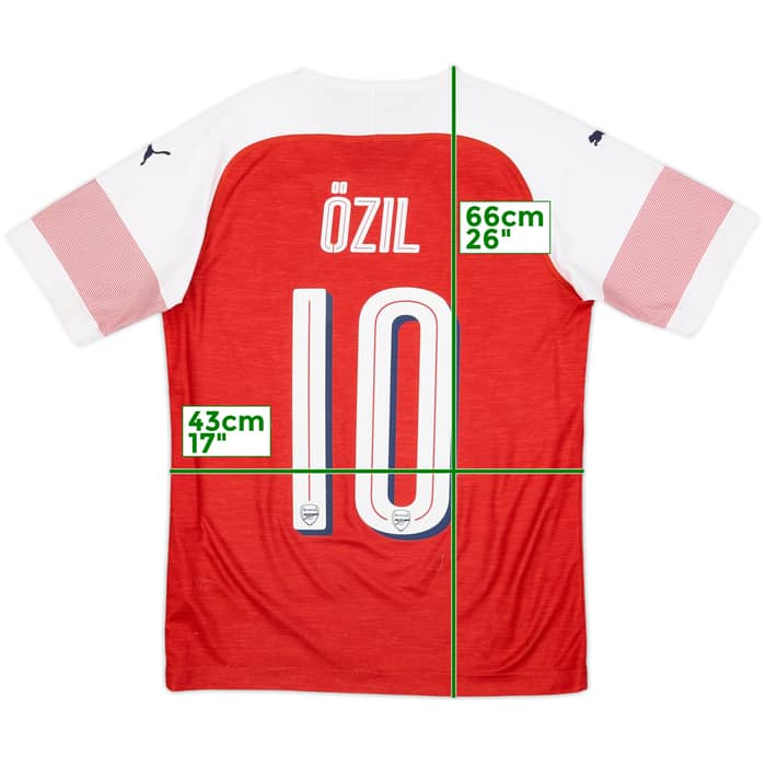 2018-19 Arsenal Home Shirt Ozil #10 - 7/10 - (XS)