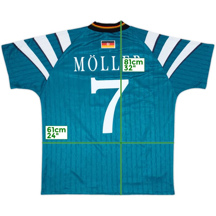 1996-98 Germany Away Shirt Moller #7 - 8/10 - (XL)