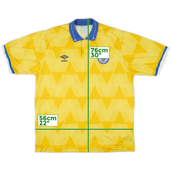 1989-91 Leeds United Away Shirt - 8/10 - (XL)