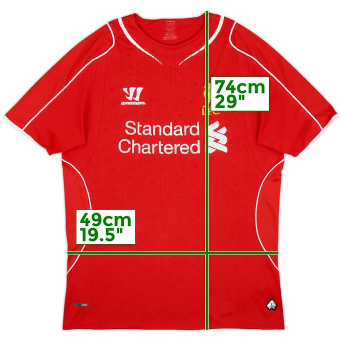 2014-15 Liverpool Home Shirt - 4/10 - (M)