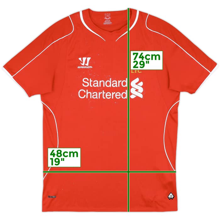 2014-15 Liverpool Home Shirt - 4/10 - (L)