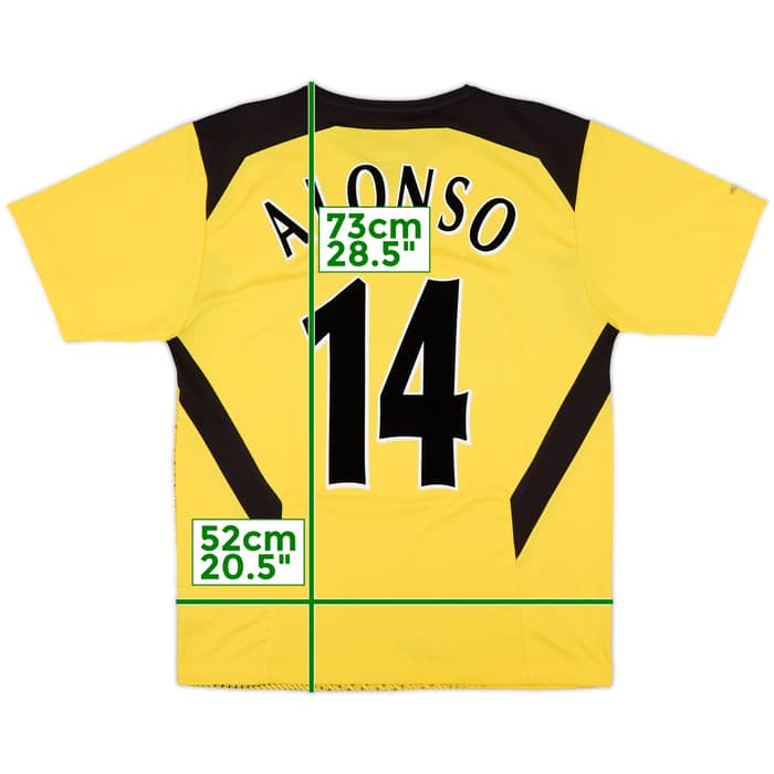 2004-06 Liverpool Away Shirt Alonso #14 - 6/10 - (M)