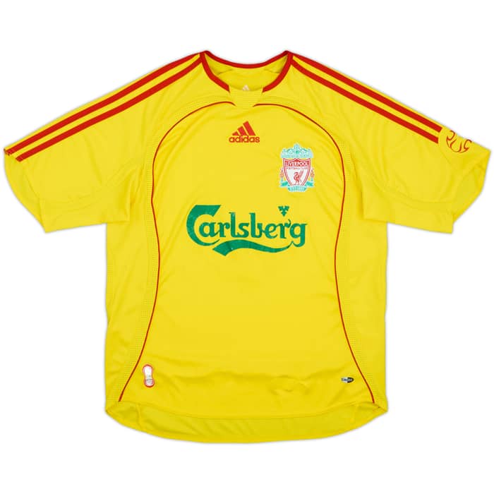 2006-07 Liverpool Away Shirt Riise #6 - 7/10 - (L.Boys)