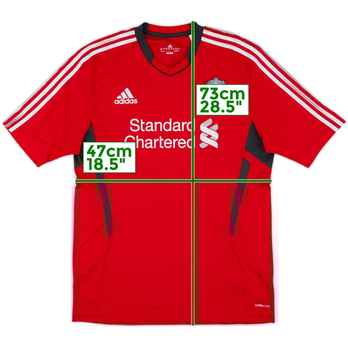 2011-12 Liverpool adidas Training Shirt - 4/10 - (L/XL)