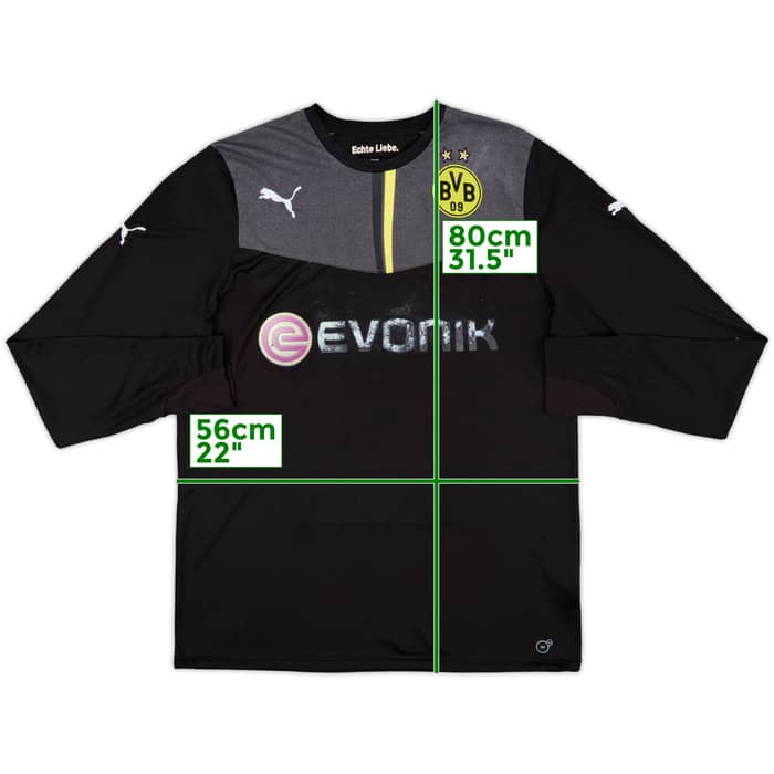 2013-14 Borussia Dortmund GK Shirt Weidenfeller #1 - 4/10 - (XXL)