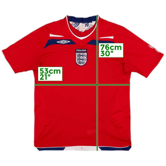 2008-10 England Away Shirt - 4/10 - (L)