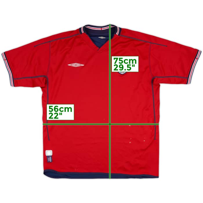 2002-04 England Away Shirt - 5/10 - (L)