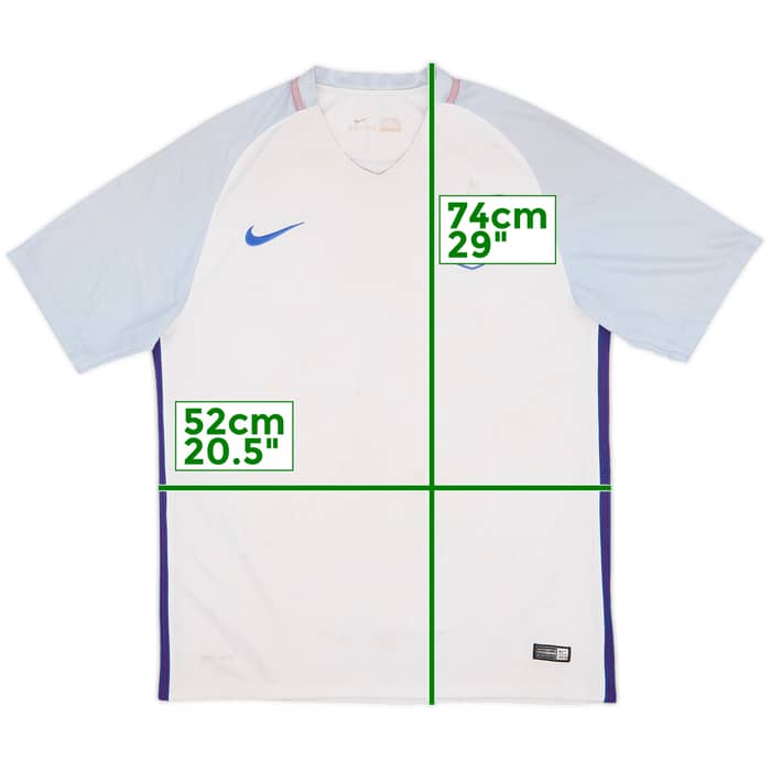 2016-17 England Home Shirt - 5/10 - (XL)
