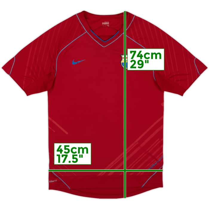 2007-08 Barcelona Nike Training Shirt - 8/10 - (XL.Boys)