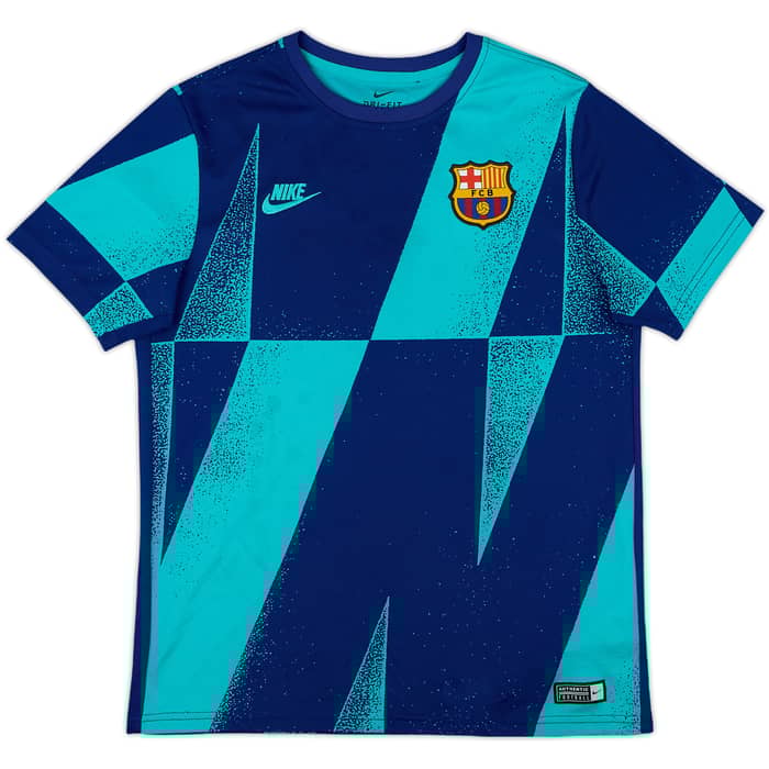 2019-20 Barcelona Nike Training Shirt - 7/10 - (L.Boys)
