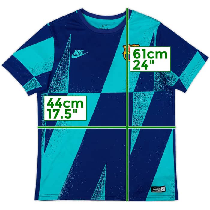 2019-20 Barcelona Nike Training Shirt - 7/10 - (L.Boys)