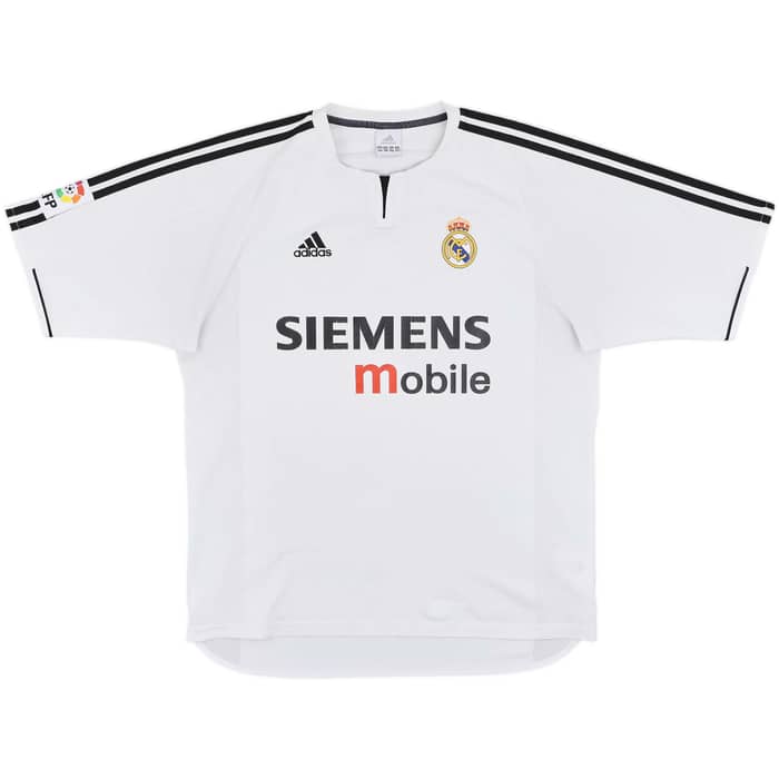 2003-04 Real Madrid Home Shirt Zidane #5 - 5/10 - (L)