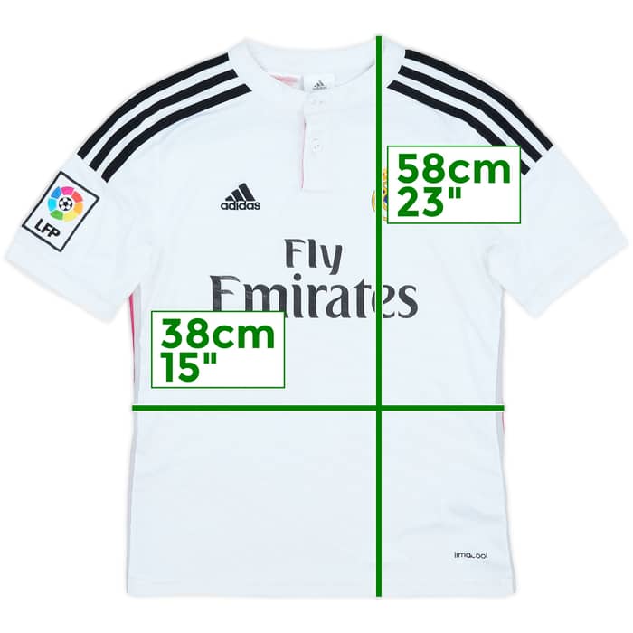 2014-15 Real Madrid Home Shirt - 5/10 - (M.Boys)