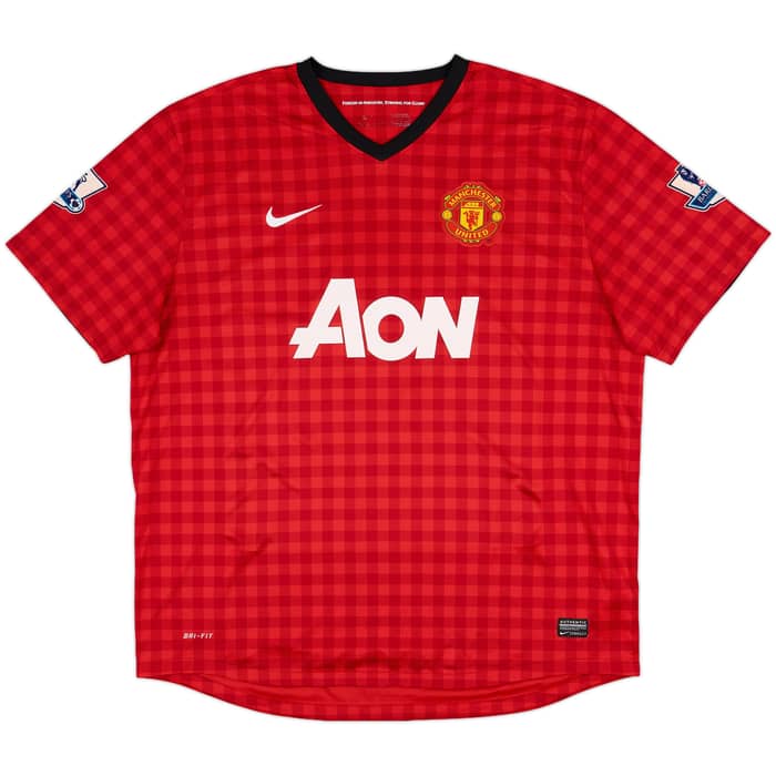 2012-13 Manchester United Home Shirt Chicharito #14 - 8/10 - (XXL)