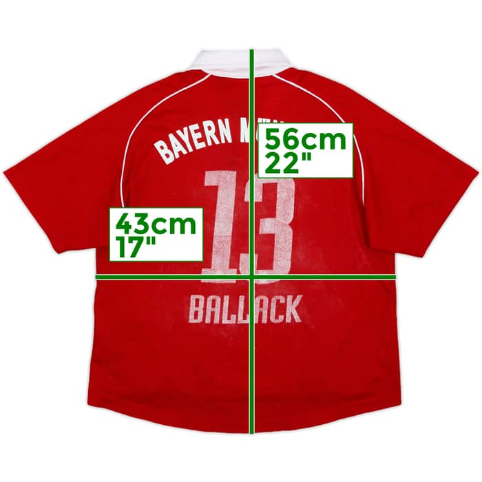 2005-06 Bayern Munich Home Shirt Ballack #13 - 5/10 - (S.Boys)