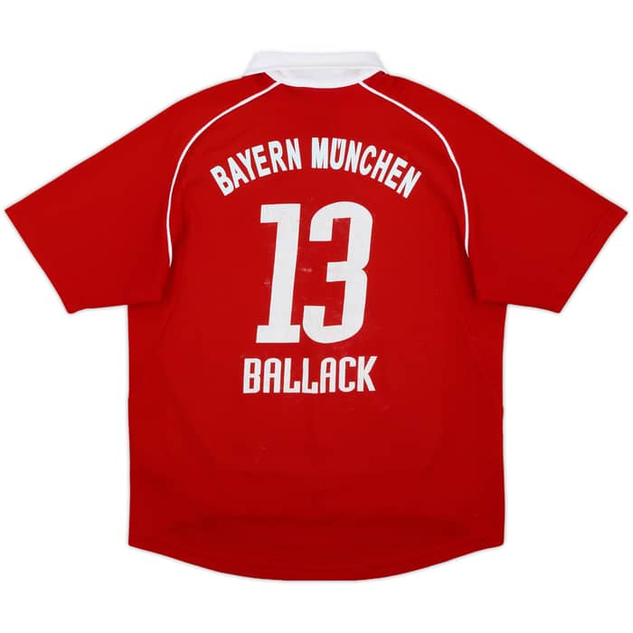 2005-06 Bayern Munich Home Shirt Ballack #13 - 7/10 - (M.Boys)