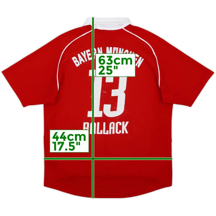 2005-06 Bayern Munich Home Shirt Ballack #13 - 7/10 - (M.Boys)