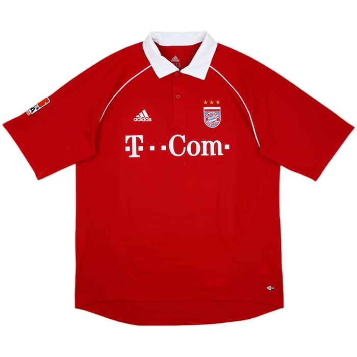 2005-06 Bayern Munich Home Shirt Santa Cruz #24 - 5/10 - (XL)