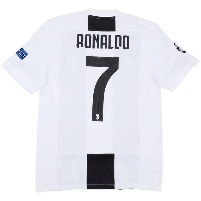2018-19 Juventus Home Shirt Ronaldo #7 - 5/10 - (S)
