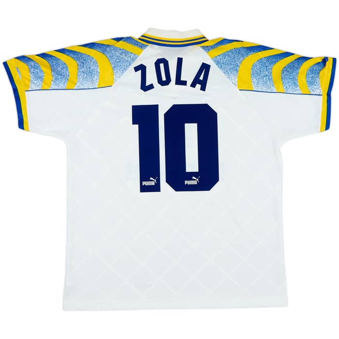 1995-97 Parma Home Shirt Zola #10 - 7/10 - (L)