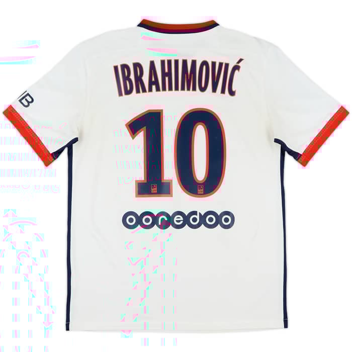 2015-16 Paris Saint-Germain Away Shirt Ibrahimovic #10 - 5/10 - (M)