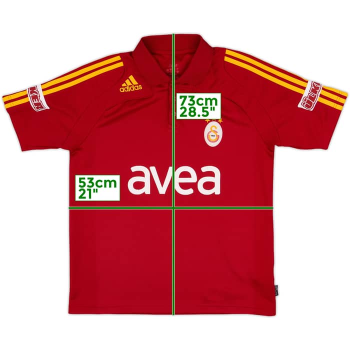 2008-09 Galatasaray adidas Polo Shirt - 6/10 - (M/L)