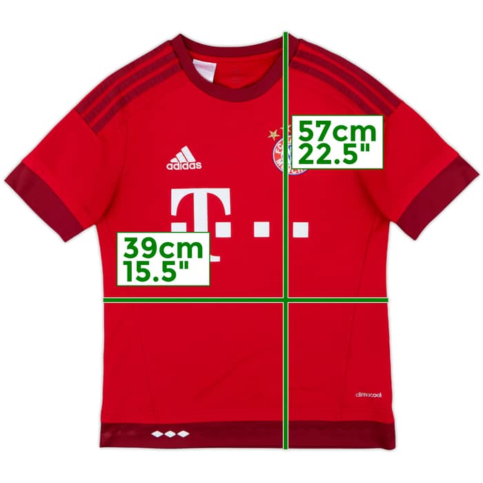 2015-16 Bayern Munich Home Shirt - 5/10 - (L.Boys)