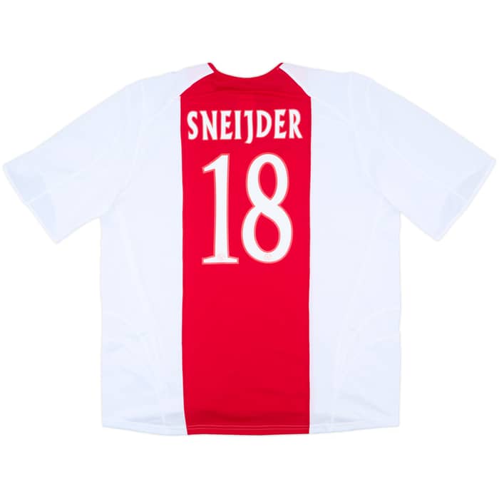 2005-06 Ajax Home Shirt Sneijder #18 - 10/10 - (XXL)