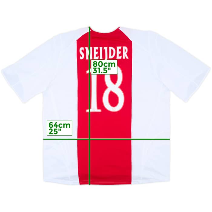 2005-06 Ajax Home Shirt Sneijder #18 - 10/10 - (XXL)