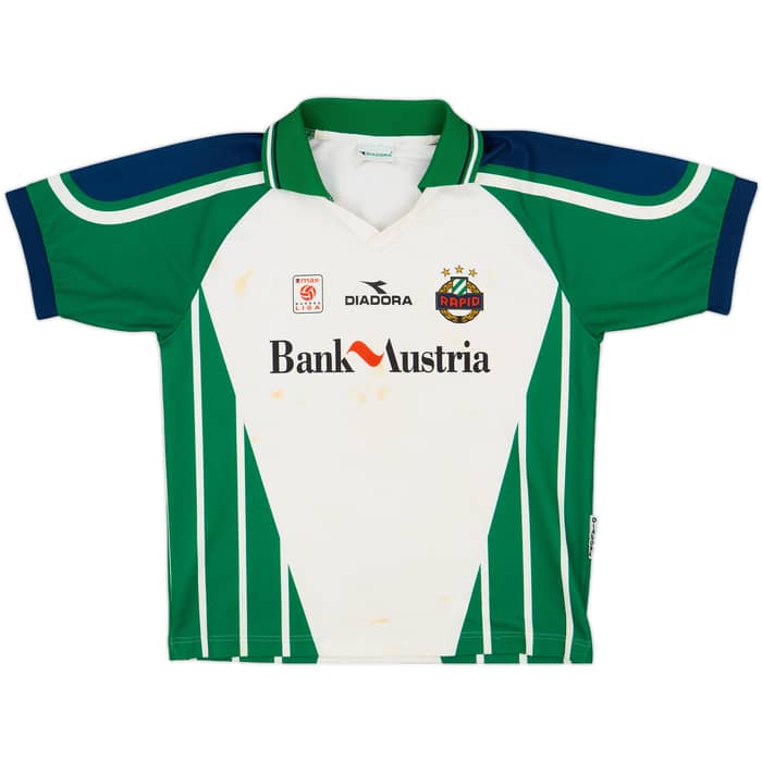 1998-99 Rapid Vienna Home Shirt - 5/10 - (XL.Boys)