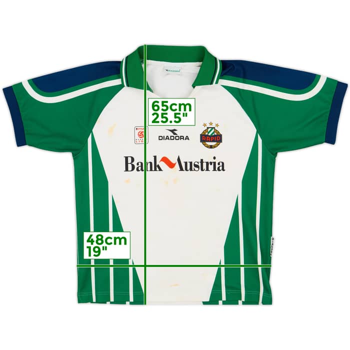 1998-99 Rapid Vienna Home Shirt - 5/10 - (XL.Boys)