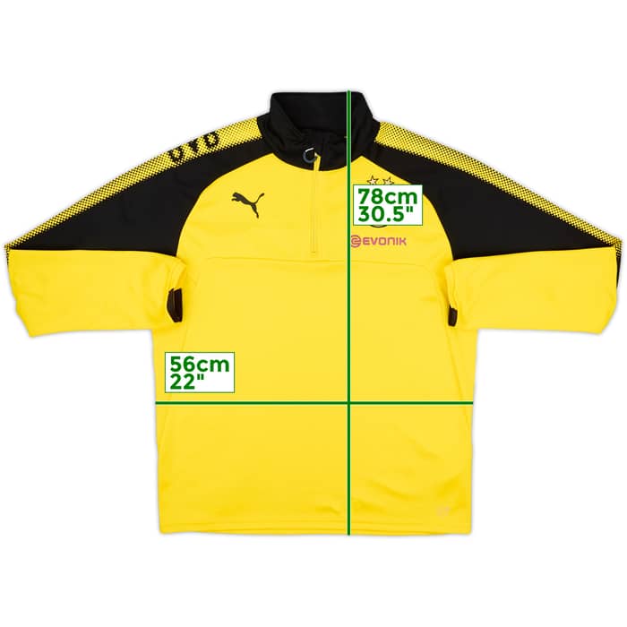2015-16 Borussia Dortmund Puma 1/4 Zip Drill Top - 4/10 - (L)