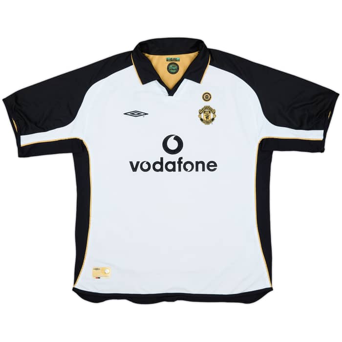 2001-02 Manchester United Centenary Away/Third Shirt Veron #4 - 7/10 - (XXL)