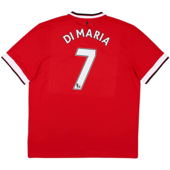 2014-15 Manchester United Home Shirt Di Maria #7 - 9/10 - (XL)
