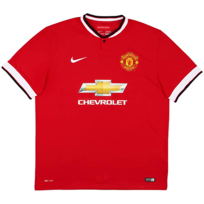 2014-15 Manchester United Home Shirt Di Maria #7 - 9/10 - (XL)