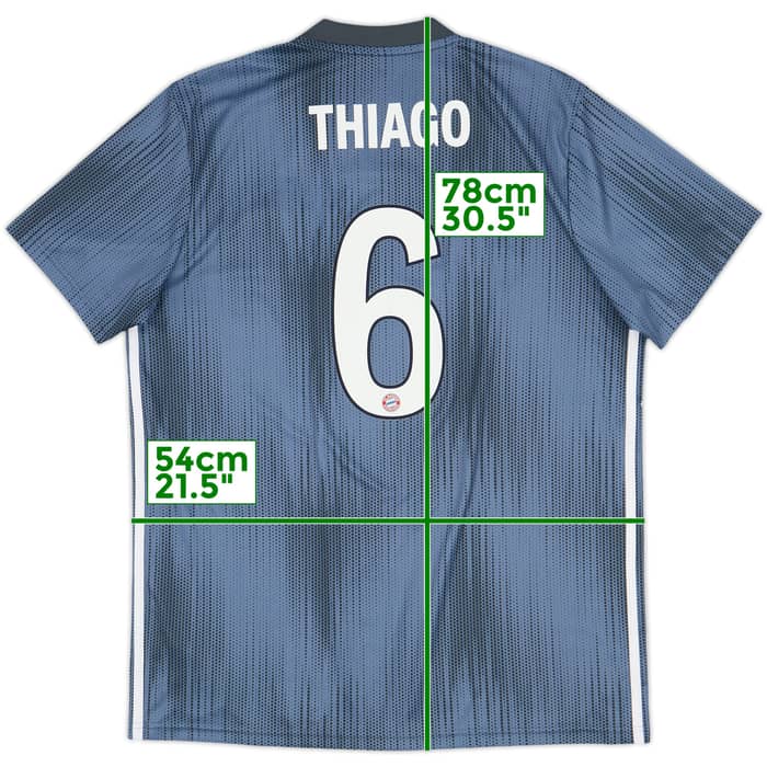 2018-19 Bayern Munich Third Shirt Thiago #6 - 8/10 - (L)