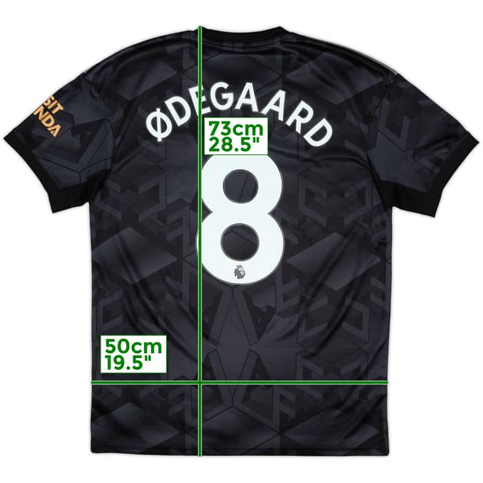 2022-23 Arsenal Away Shirt Odegaard #8 - 10/10 - (M)