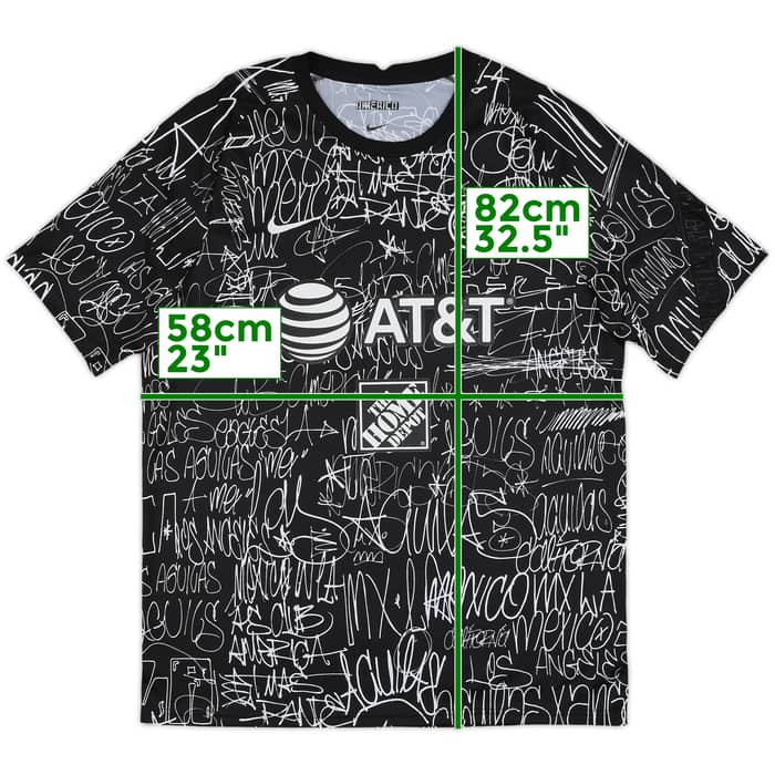 2021-22 Club America Nike Pre-Match Shirt - 8/10 - (XL)