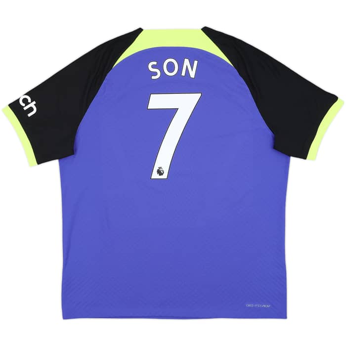 2022-23 Tottenham Authentic Away Shirt Son #7 - 10/10 - (XL)