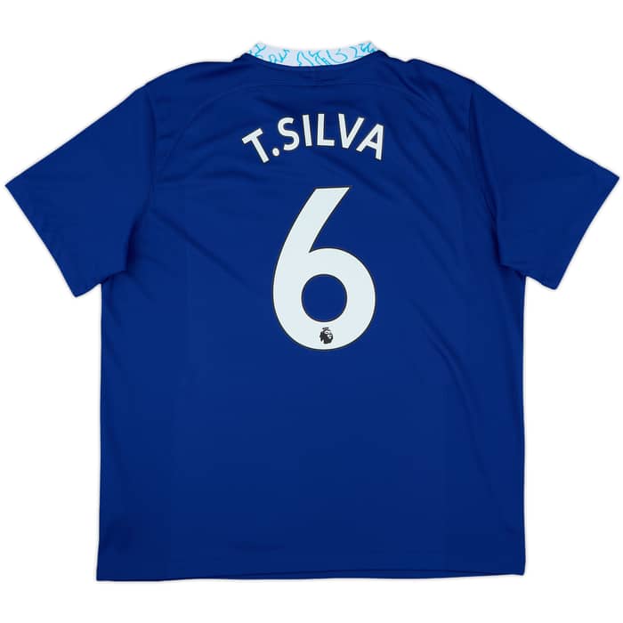 2022-23 Chelsea Home Shirt T.Silva #6 - 9/10 - (XL)