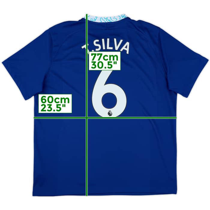 2022-23 Chelsea Home Shirt T.Silva #6 - 9/10 - (XL)